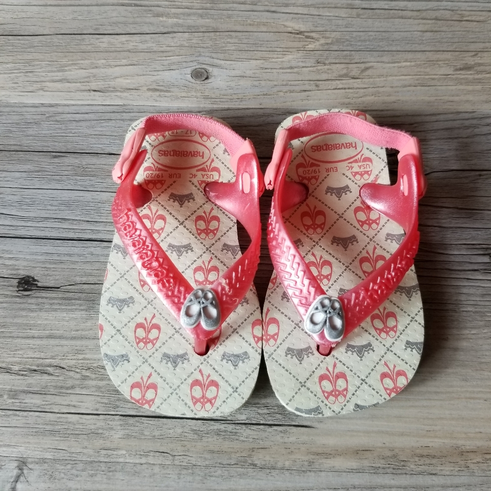 Havaianas Crown Ballet Infants Flip Flops NWOT